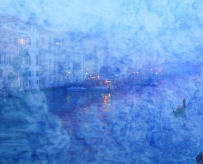 Brouillard bleu sur le Grand Canal
